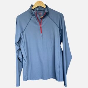 NWT Badd Bogey Blue‎ 1/4 Zip Pullover